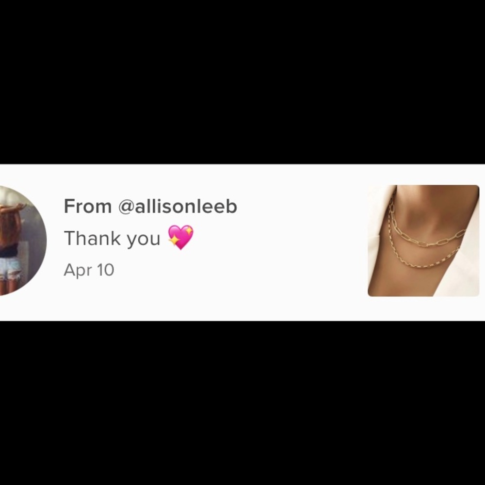 LAST one! Gold chain choker necklaces (set of 2) - Picture 4 of 8